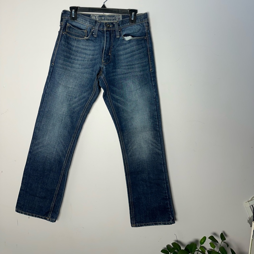 EUC Mens Op Slim Straight Denim Jeans 30 x 30